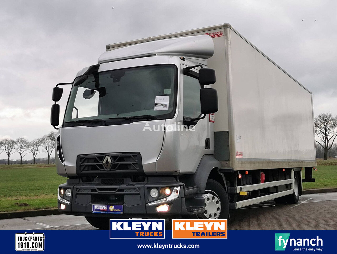 Renault Airco Taillift Koffer LKW Kaufen Niederlande Vuren MX38595