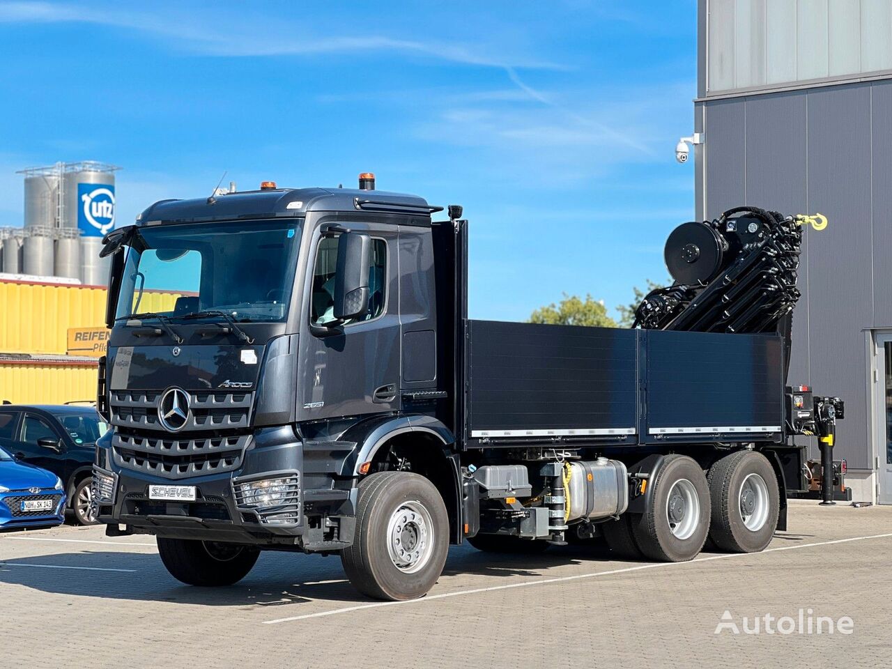 Mercedes Benz Arocs 2651 6x4 BL Pritsche HIAB 358E 8 Seilwinde Pritsche