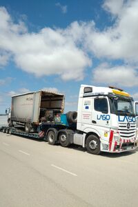 Special road transport & Delivery to Port.
Shipping fro Leixoes - Portugal to Tin Can Lagos - Nigeria.