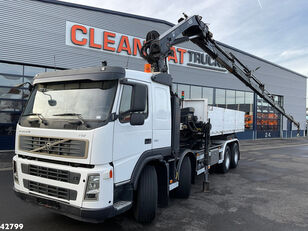 Volvo FM 12 460 8X4 haakarmsysteem inclusief container met Hiab 28 Ton Abrollkipper