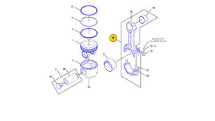 Caterpillar 155-6629 1556629 Pleuelstange