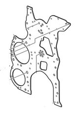 Timing gear plate D16 Volvo FH (01.05-) für Volvo FH12, FH16, NH12, FH, VNL780 (1993-2014) Sattelzugmaschine