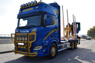 Scania R580 Holztransporter LKW