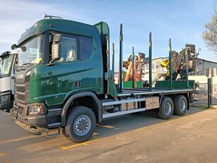 neuer Scania XT R 500 Holztransporter LKW