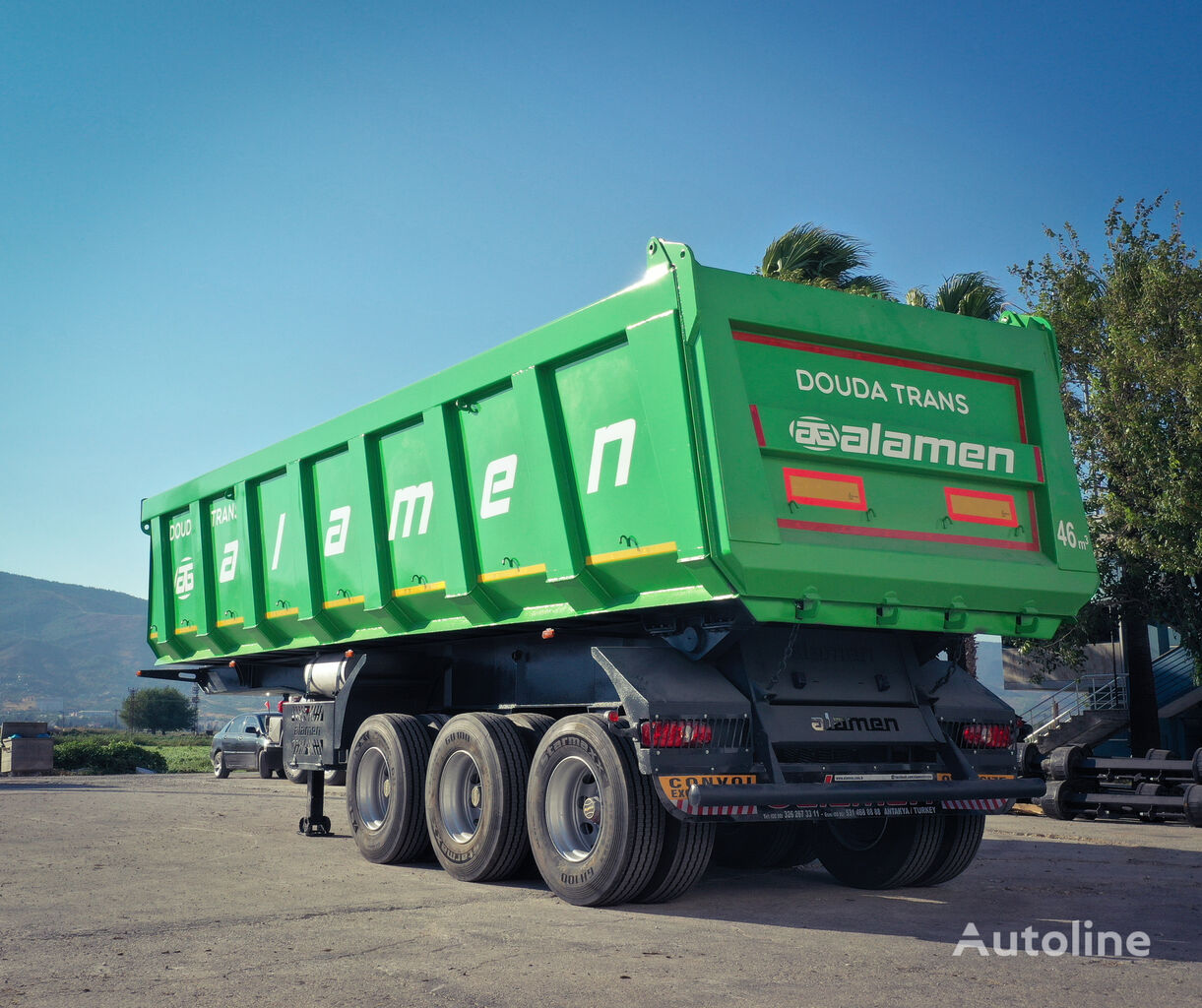 neuer Alamen HARDOX ROCK TIPPER - STEEL TIPPER MODELS - TIPPER  Kippauflieger