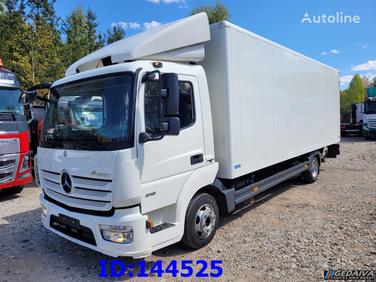 Mercedes-Benz Atego 816 Koffer-LKW kaufen Litauen Vilnius, UJ35380