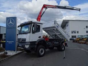 Mercedes-Benz Arocs 1832 AK 4x4 Kipper+Kran Fassi F120 + Funk Muldenkipper