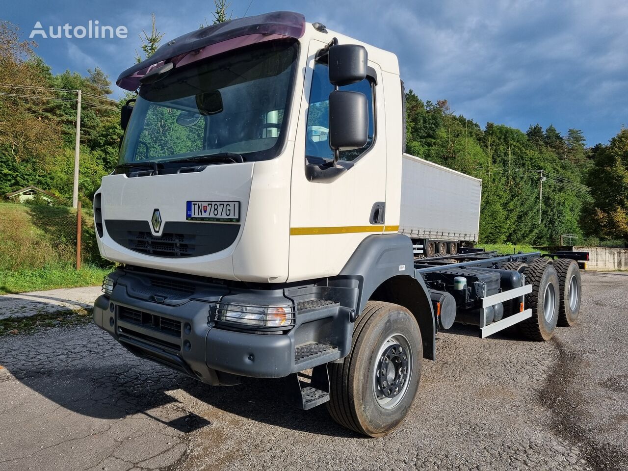 Renault Kerax 410.26 6x4 tipper chassis Muldenkipper