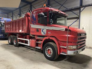 Scania T124-420 TORPEDO HAUBE - 6x4 - KIPPER - MANUAL GRS900 3+3 - STEE Muldenkipper