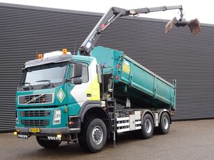 Volvo TERBERG FM1350 6X6 EURO 5 / Z KRAN + 2 SIDE TIPPER Muldenkipper