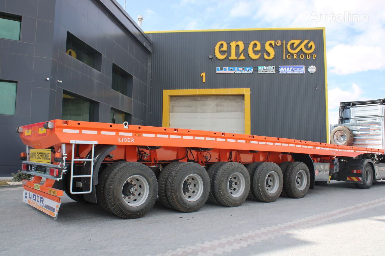 neue Lider 2024 YEAR NEW MODELS UNUSED containeer flatbes semi TRAILER FOR  Plattform Auflieger