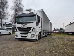 IVECO Stralis AS 260S48 Schiebeplanen-LKW + Schiebeplanenanhänger