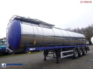 EKW Heavy oil tank inox 32.6 m3 / 1 comp Bitumenauflieger