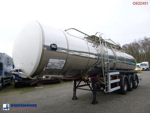 Crane Fruehauf Food tank inox 30 m3 / 1 comp