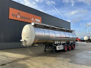 Indox TOP, 37.500L/3-COMP, ADR, Hydro: 2024, 2x liftas, L4BH, NL-trail Tankwagen Auflieger