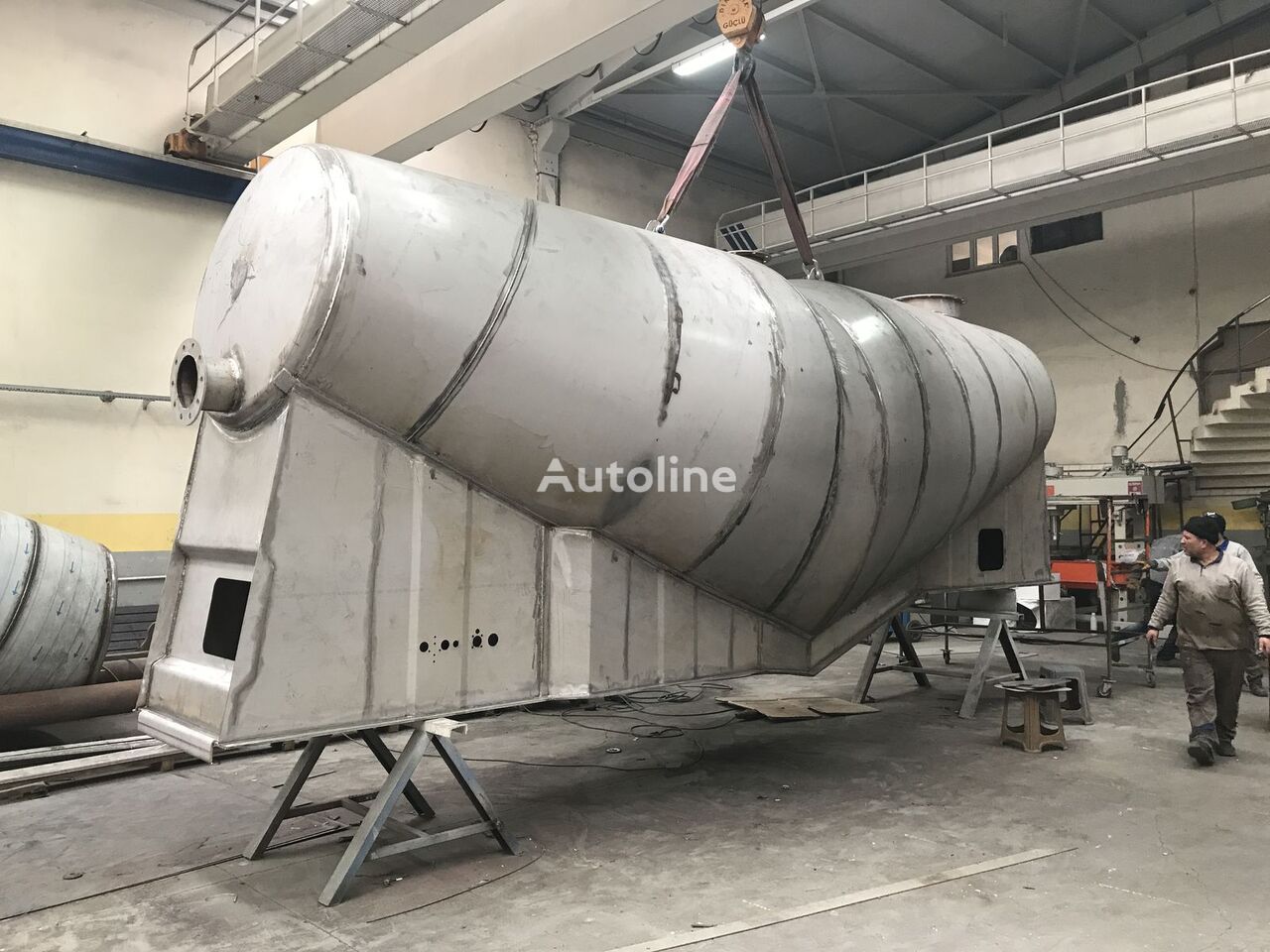 neuer Emirsan Slurry Tank INOX 304L 4 mm Zementsiloauflieger