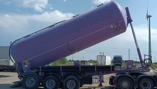 Feldbinder cement-bulk or powder tipper tank 40m3 Zementsiloauflieger